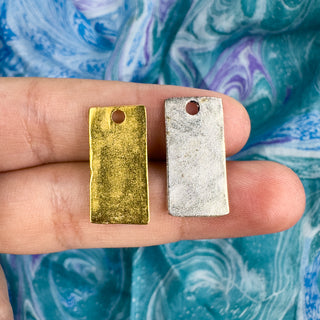 10X22mm Rectangle Pendant - Multiple Colors