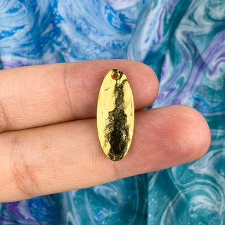 9X21mm Oval Drop - gold