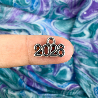 Year 2026 Charm - Silver