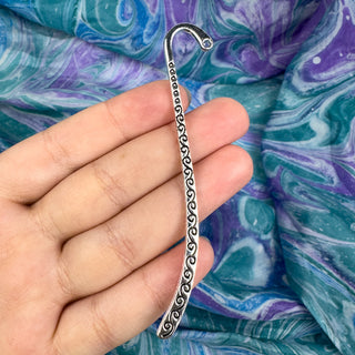 Decorative Bookmark - Silver