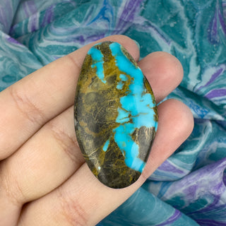 Turquoise 24x43.5mm Freeform Cabochon
