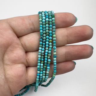 Turquoise 2.5mm Round 15.5in Strand