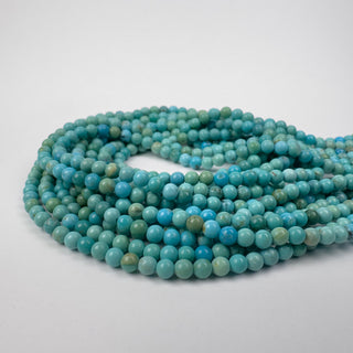 Turquoise 3.5mm Round 15in Strand