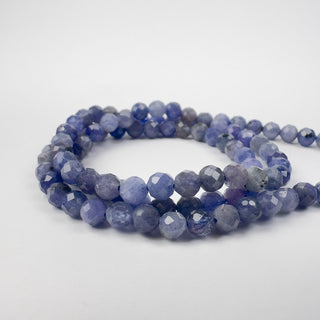 Tanzanite 4.5mm Round Faceted 15in Strand