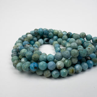 Turquoise 5.5mm Round Faceted 15.5in Strand