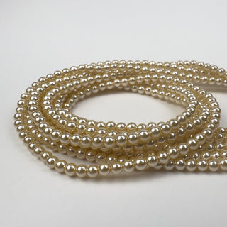 Glass Pearl Medium Gold - 3mm