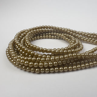 Glass Pearl Dark Gold - 3mm
