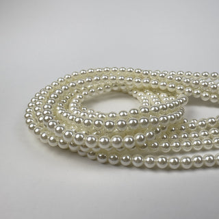 Glass Pearl Natural White - 4mm