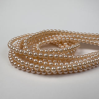 Glass Pearl Peach - 4mm