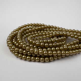 Glass Pearl Dark Gold - 4mm