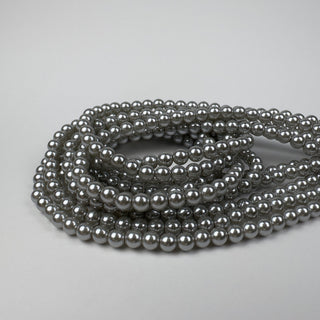 Glass Pearl Silver - 4mm