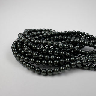 Glass Pearl Tahitian Green - 4mm