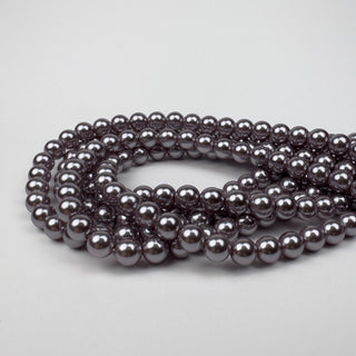 Glass Pearl Viola - 6mm