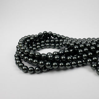 Glass Pearl Tahitian Green - 6mm