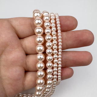 Glass Pearl Pink - Multiple Sizes