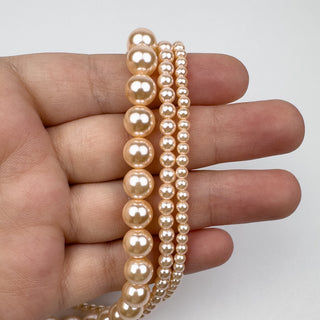 Glass Pearl Peach - Multiple Sizes