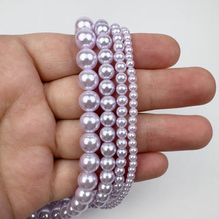 Glass Pearl Lavender - Multiple Sizes