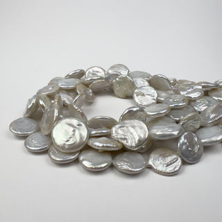 Fresh Water Pearl 16mm Coins 14in Strand
