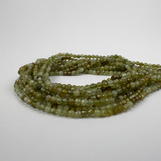 Garnet Green 2.5mm Round Faceted 15in Strand