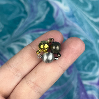 8mm Round Magnetic Clasp - Multiple Colors