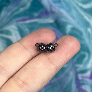 6mm Magnetic Clasp 2 Pack - Black Oxide