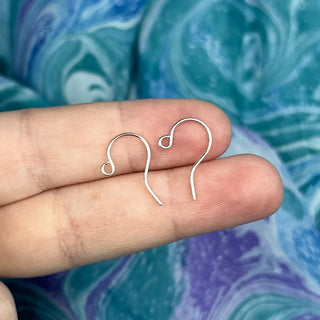 22ga Loop French Ear Wire - 4 Pack - Silver