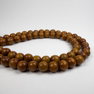 11mm Nangka Wood Round 15.5in Strand