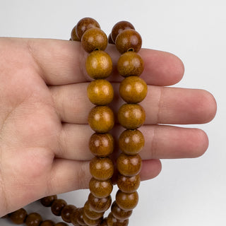 11mm Nangka Wood Round 15.5in Strand