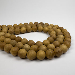 10.5mm Sandalwood Round 15.5in Strand