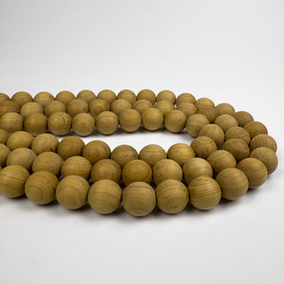 12mm Sandalwood Round 15.5in Strand