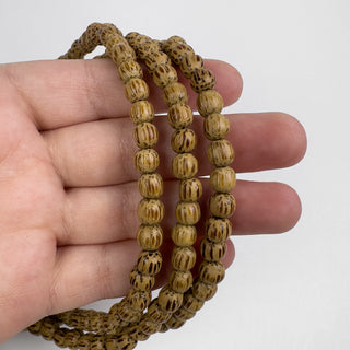 6.5mm Palmwood (Light) Round 15.5in Strand