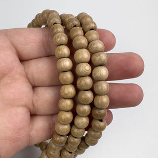 8mm Rosewood Rondelle 15.5in Strand