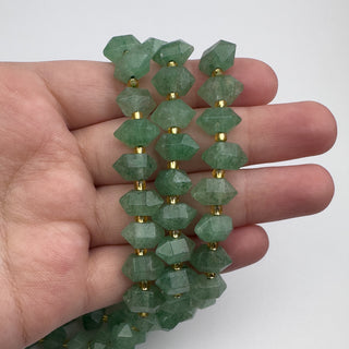 Aventurine Green 6x11mm Points 14.5in Strand