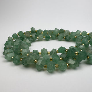 Aventurine Green 6x11mm Points 14.5in Strand