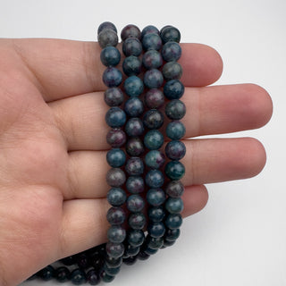 Ruby Kyanite 6mm Round 15in Strand