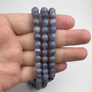 Tanzanite 6.5mm Round 15.5in Strand