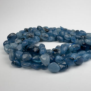 Aquamarine 6-8mm Nugget 15in Strand