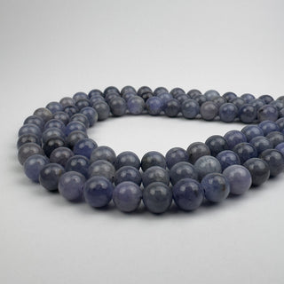 Tanzanite 8mm Round 15.5in Strand