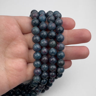 Ruby Kyanite 8.5mm Round 15in Strand