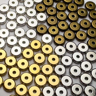 6mm Disk Spacer - 25 Pack - Multiple Colors