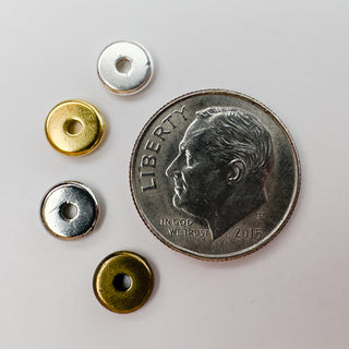 6mm Disk Spacer - 25 Pack - Multiple Colors
