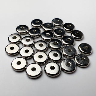 6mm Disk Spacer - 25 Pack - White Bronze