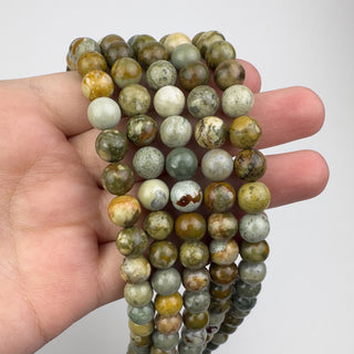 Jasper Rocky Butte 8.5mm Round 15.5in Strand