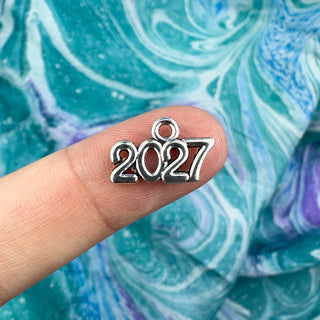 Year 2027 Charm - Silver