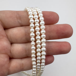Freshwater Pearl 4.5mm Beads 15in Strand