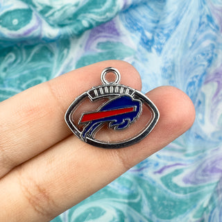 Buffalo Bills Style Football Charm