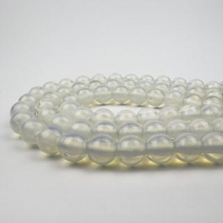 Opalite 8mm Round Large Hole 7.5in Strand