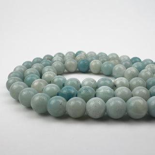 Amazonite 8.5mm Round Large Hole 7.5in Strand
