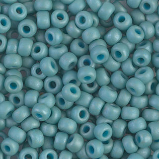 6/0 Matte Metallic Turquoise Miyuki Seed Bead 6-1251 20g