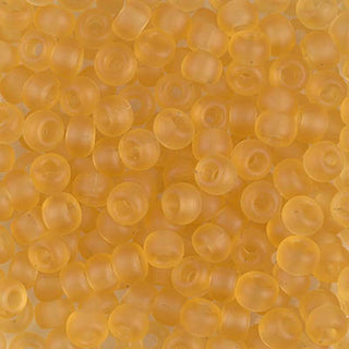 6/0 Matte Transparent Light Topaz Miyuki Seed Bead 6-132F 20g